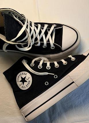 Оригінальні converse на високій підошві 6