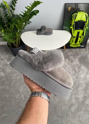 Угги ugg funkette slipper platform grey / smb+ 🔗 2