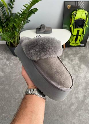 Угги ugg funkette slipper platform grey / smb+ 🔗 3