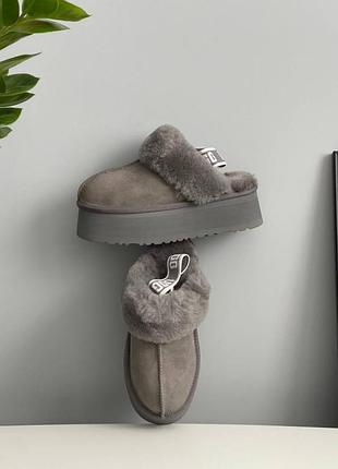 Угги ugg funkette slipper platform grey / smb+ 🔗 5