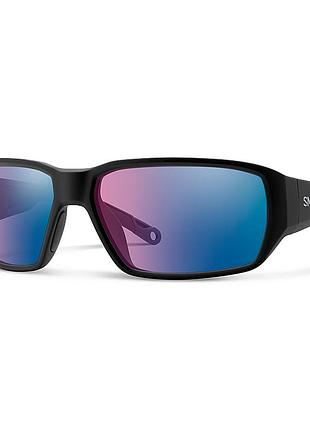 Окуляри сонцезахисні smith optics hookset matte black cp glass polarchromic rose blue mirror (206768003627v)