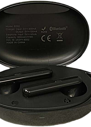 Наушники bluetooth-гарнитура tecno buds 2 black