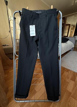 Чоловічі брюки zara чорні