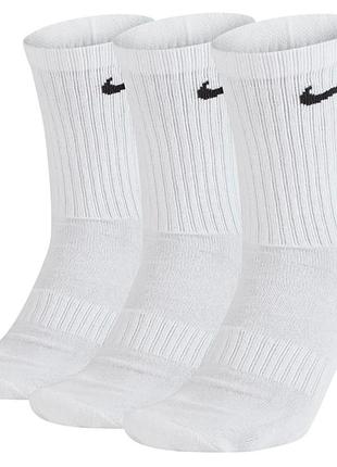 Носки nike u nk everyday cush crew 3pr белый уни 46-50