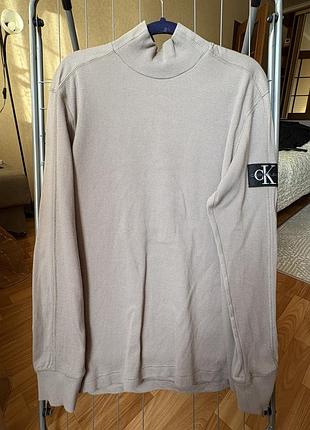 Світшот чоловічий calvin klein бежевий