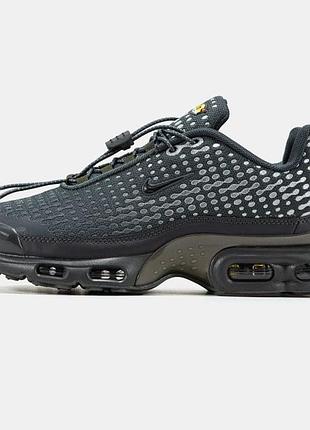 Мужские кроссовки nike air max tn plus black grey / smb+ 🔗