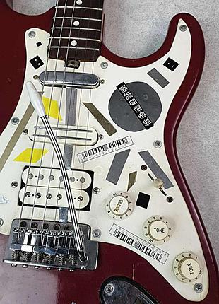 Электрогитара бас-гитара б/у fender american standard stratocaster 2014 bordeaux metallic 5