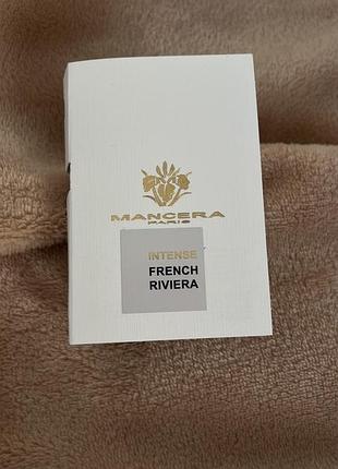 Пробник парфумів mancera intense french riviera