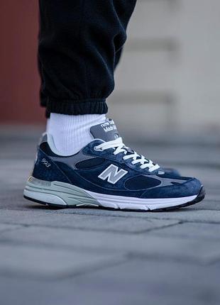 Чоловічі кросівки new balance 990 v3 blue/white / smb+ 🔗
