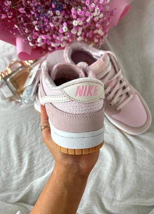 Кросівки nike dunk low teddy bear pink 2