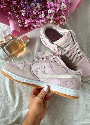 Кросівки nike dunk low teddy bear pink 5