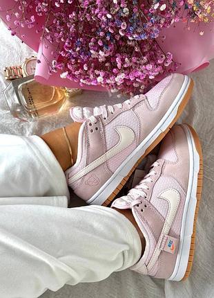 Кросівки nike dunk low teddy bear pink 6