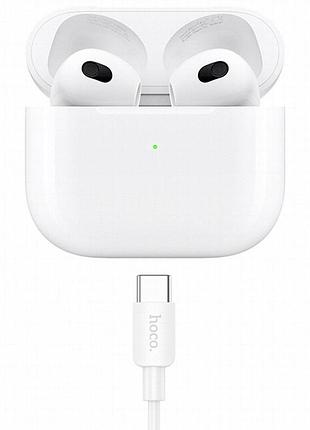 Hoco ew92 white tws in-ear wireless earbuds with mic, bluetooth 6.0, 4h battery 3