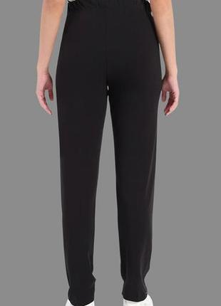 Брюки женские m&amp;s collection трикотажные черного цвета размер 14