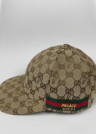 Кепка бейсболка gucci x palace оригінальна рідкісна колаборація монограмна
