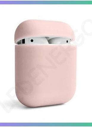 Чехол для airpods slim розовый силиконовый чехол для наушников apple защитный аксессуар sku_2710000176 sku_stcom_2710000176251