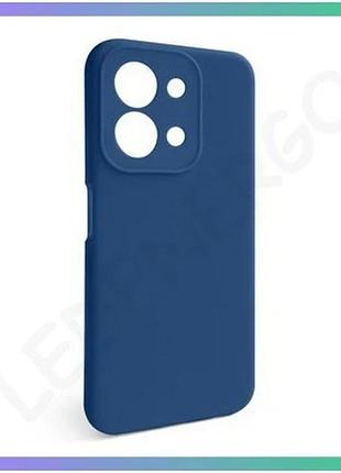 Чехол силіконовий для xiaomi redmi 15c 4g закрита камера синій накладка без логотипу для смартфона sku sku_stcom_2710000338246