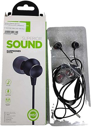 Наушники bluetooth-гарнитура б/у hoco proper sound m51 с микрофоном