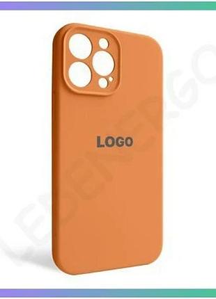 Чехол full silicone case для apple iphone 13 pro max оранжевый силиконовый чехол с закрытой камерой sk sku_stcom_2710000245759