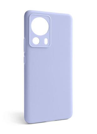 Чехол силиконовый для xiaomi redmi 13 lite без логотипа лавандовый накладка для смартфона sku_stcom_2710000274537