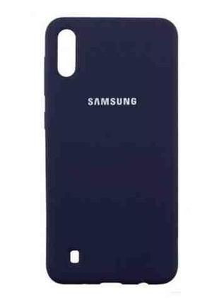 Чехол для мобильного телефона original silicon case samsung m105 (m10) blue