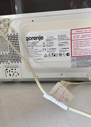 Мікрохвильова піч gorenje 9
