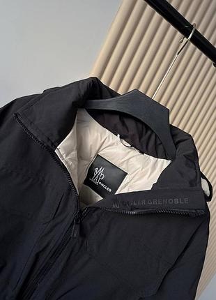 Парка чорна moncler пух 5