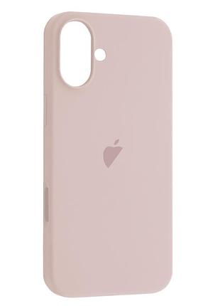 Чехол для iphone 16 plus силиконовый pink sand защитный для надежной защиты и стильного внешнего вида