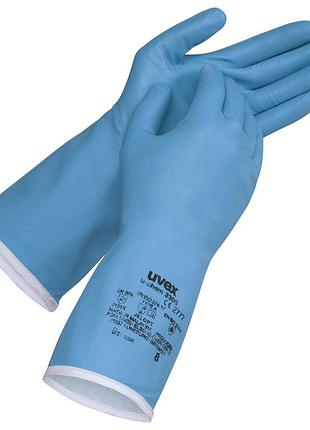 Рукавички хімічного захисту uvex u-chem 3300 з nbr-покриттям (60971) розмір 07