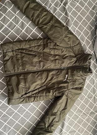 Куртка дитяча puma хакі 140 см 2