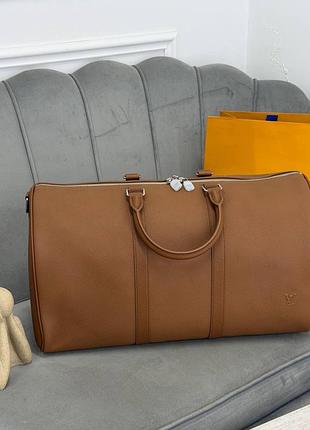 Сумка дорожня коричнева louis vuitton