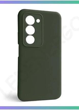 Чохол силіконовий для xiaomi redmi 15 4g темнооливковий накладка для захисту смартфона без логотипу sk sku_stcom_2710000338185