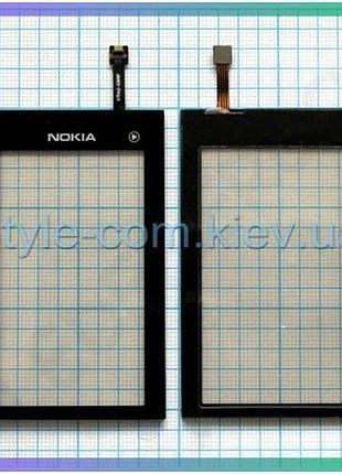 Тачскрин nokia 5250 чорний оригінальний сенсор для заміни екрану без oca плівки сенсорний екран sku_st sku_2701382100002