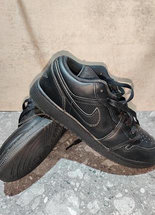 Кросівки чоловічі nike air jordan 1 low чорні, розмір 38 (24 см)