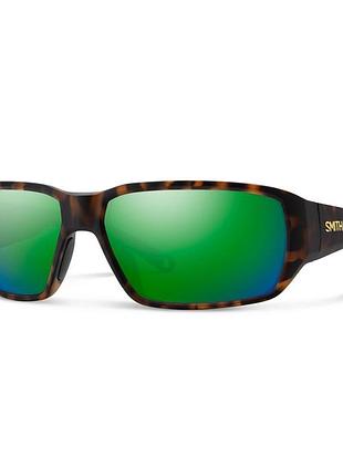 Окуляри сонцезахисні smith optics hookset matte tortoise green mirror (206768n9p62ui)