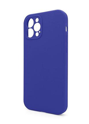 Чехол full silicone case для apple iphone 12 pro фиолетовый закрытая камера без логотипа силиконовая н sku_stcom_2710000255659
