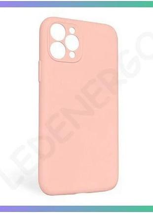 Чехол силиконовый для apple iphone 11 pro max розовый закрытая камера без логотипа чехол-накладка sku_ sku_stcom_2710000254607