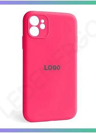 Чехол full silicone case для apple iphone 11 розовый с закрытой камерой силиконовая накладка sku_27100 sku_stcom_2710000233718