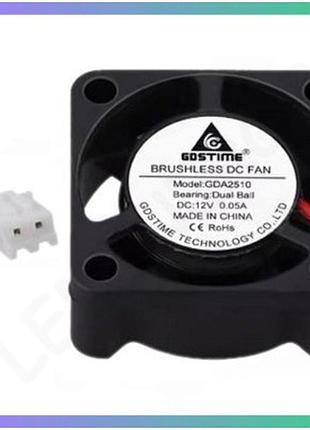 Вентилятор gdstime gda2510 24v 0.06a 12000rpm безщітковий осьовий для 3d-принтера і чпу