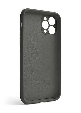 Чехол full silicone case для apple iphone 11 pro серый силиконовый чехол с закрытой камерой sku_271000 sku_stcom_2710000312703 2