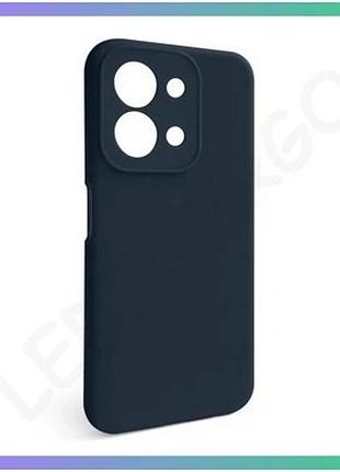 Чехол силиконовый для xiaomi redmi 15c 4g темно-синий накладка для смартфона с закрытой камерой sku_27 sku_stcom_2710000338192