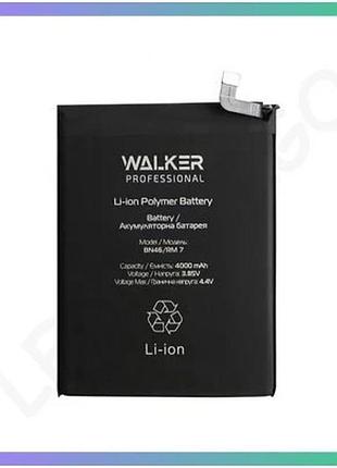 Акумулятор walker для xiaomi redmi 7 redmi note 6 redmi note 8 redmi y3 4000mah оригінальна батарея (ц sku_stcom_2710000225539