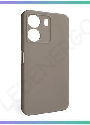 Силиконовый чехол для xiaomi redmi 13c 4g серый накладка без логотипа для защиты смартфона sku_2710000 sku_stcom_2710000291183