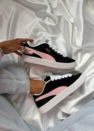 Puma suede xl pink black 3