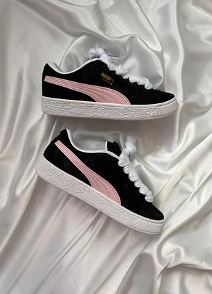 Puma suede xl pink black 4