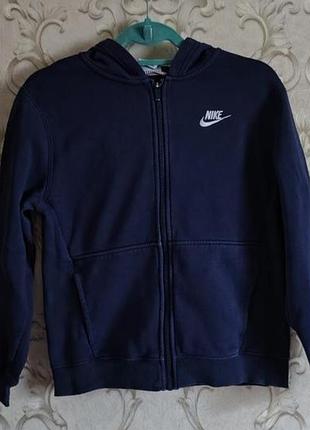 Кофта для хлопчика nike синя 148/158