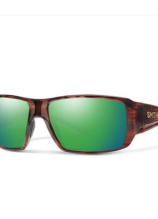 Окуляри сонцезахисні smith optics guide`s choice xl tortoise polar green mirror (20444808663ui)