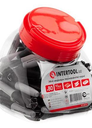 Маркер перманентний intertool 93 мм чорний (kt-5010)