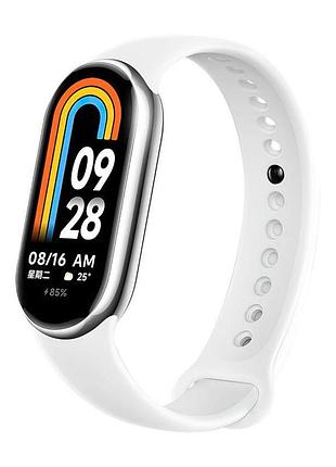 Ремешок для xiaomi mi band 8 9 силиконовый белый оригинальный дизайн для фитнес-трекера sku_stcom_2710000317357