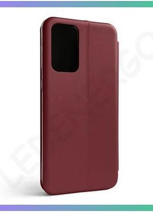 Чехол-книжка premium для samsung galaxy a33 5g бордовый с отделением для карт шкірозамінник sku_271000 sku_stcom_2710000263128